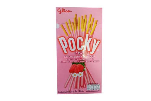 Biscuits Pocky à la fraise