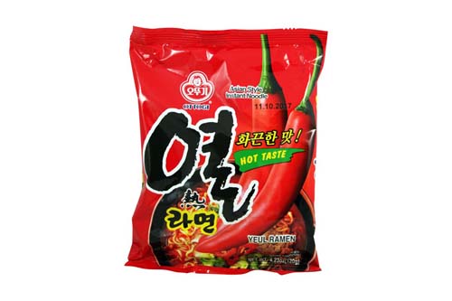 Yeul Ramen Ottogi - Soupe de nouilles pimentée - 120 g