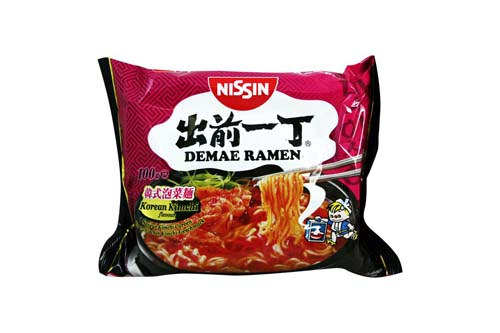 Soupe de nouilles ramen NISSIN - Kimchi Coréen - 100 g