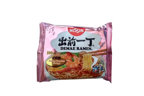 Soupe de nouilles ramen saveur crevettes - 100 g