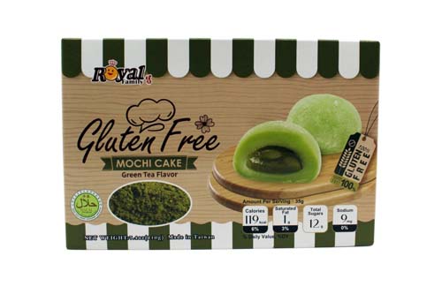 Mochi au thé vert sans gluten par 6 - 210g Mochi au thé vert sans gluten par 6 - 210g