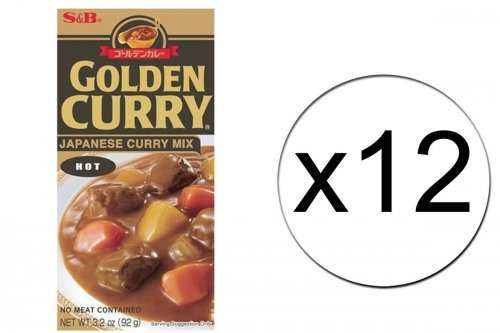 Golden curry S&B doux 92g en poudre – Préparation de curry japonais golden  curry Doux