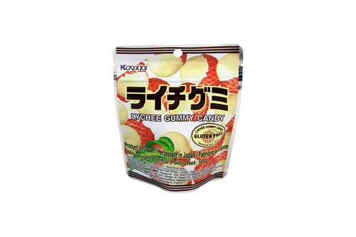 Bonbons gummy au litchi - 50 g Bonbons gummy au litchi - 50 g