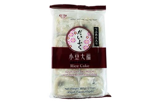 Mochi fourré aux haricots rouges par 8 - 360g Mochi fourré aux haricots rouges par 8 - 360g