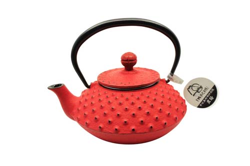 Théière Iwachu Arare rouge en fonte 330 ml