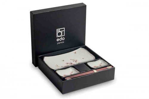 Ensemble à sushi motif feuille d'érable Ensemble à sushi motif feuille d'érable